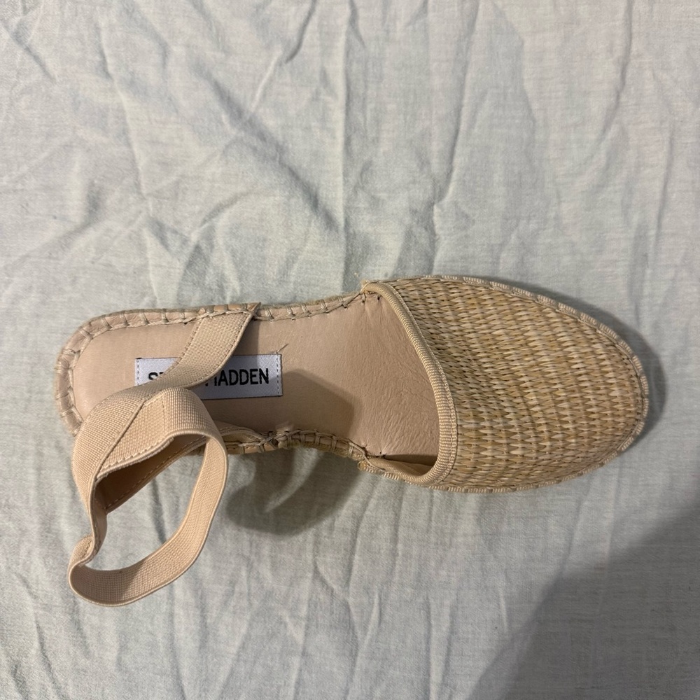 Steve Madden Tan Espadrille Sandals - Picture 5 of 6